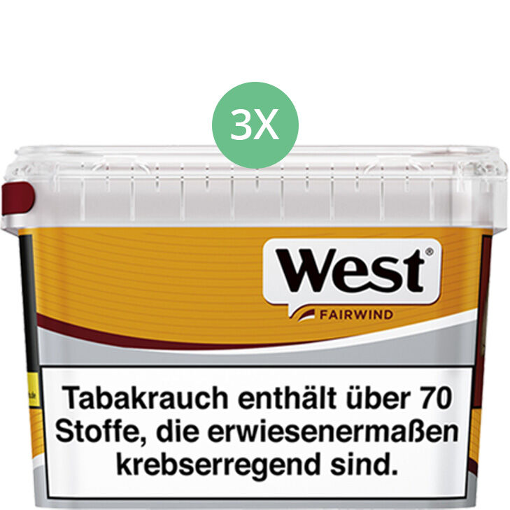 3 x-165g West yellow-eimer-ohne
